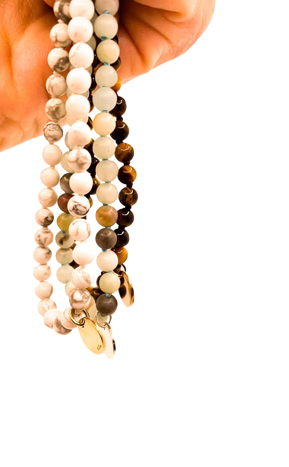 Disc charm necklace