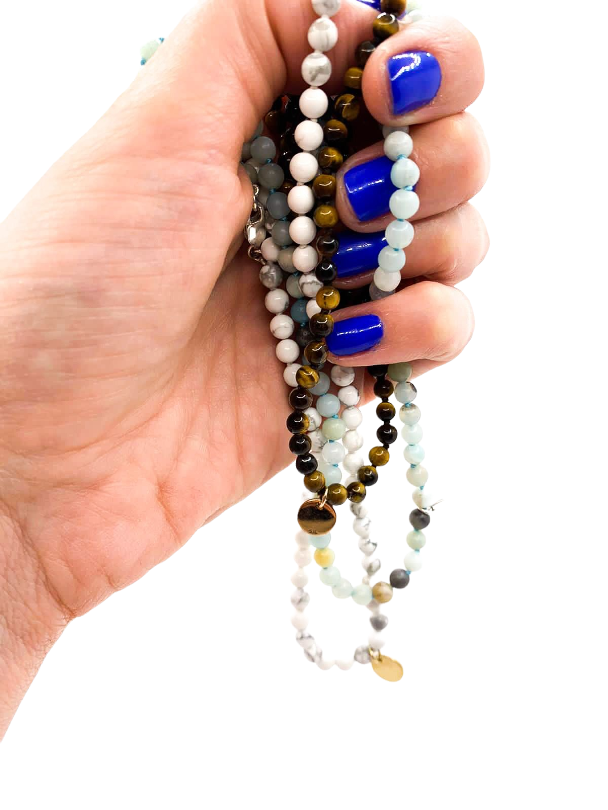 Disc charm necklace
